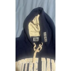 Notre Dame Fighting Irish Hoodie Men's XL Blue Gold Stadium Athletics